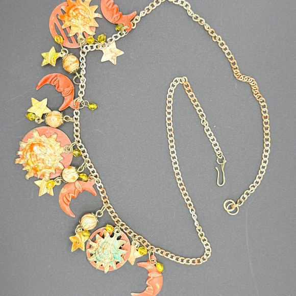 Charm Necklace and Earrings Set - Picture 2 of 7